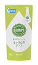 (4個セット)ミヨシ 弱酸性 せっけん用リンス つめかえ 400ml|まとめ買い