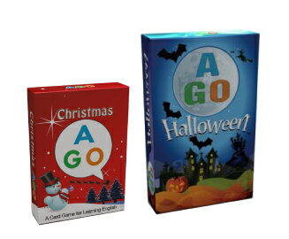 送料無料！【AGO クリスマス + ハロウィーン カードゲーム セット】 AGO Chri…...:theenglishstore:10000224