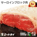 ステーキ ステーキ肉 赤身 サーロイン ブロック 1kg！（
