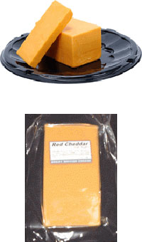 レッドチェダーチーズ　約1kgパック・100%ナチュラルチーズ（業務用サイズ）【あすらく対象をご確認下さい】