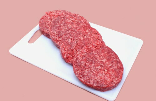 ハンバーガーパティ【無添加】牛肉100％ビーフパティ　4枚（冷凍ハンバーガーパテ）