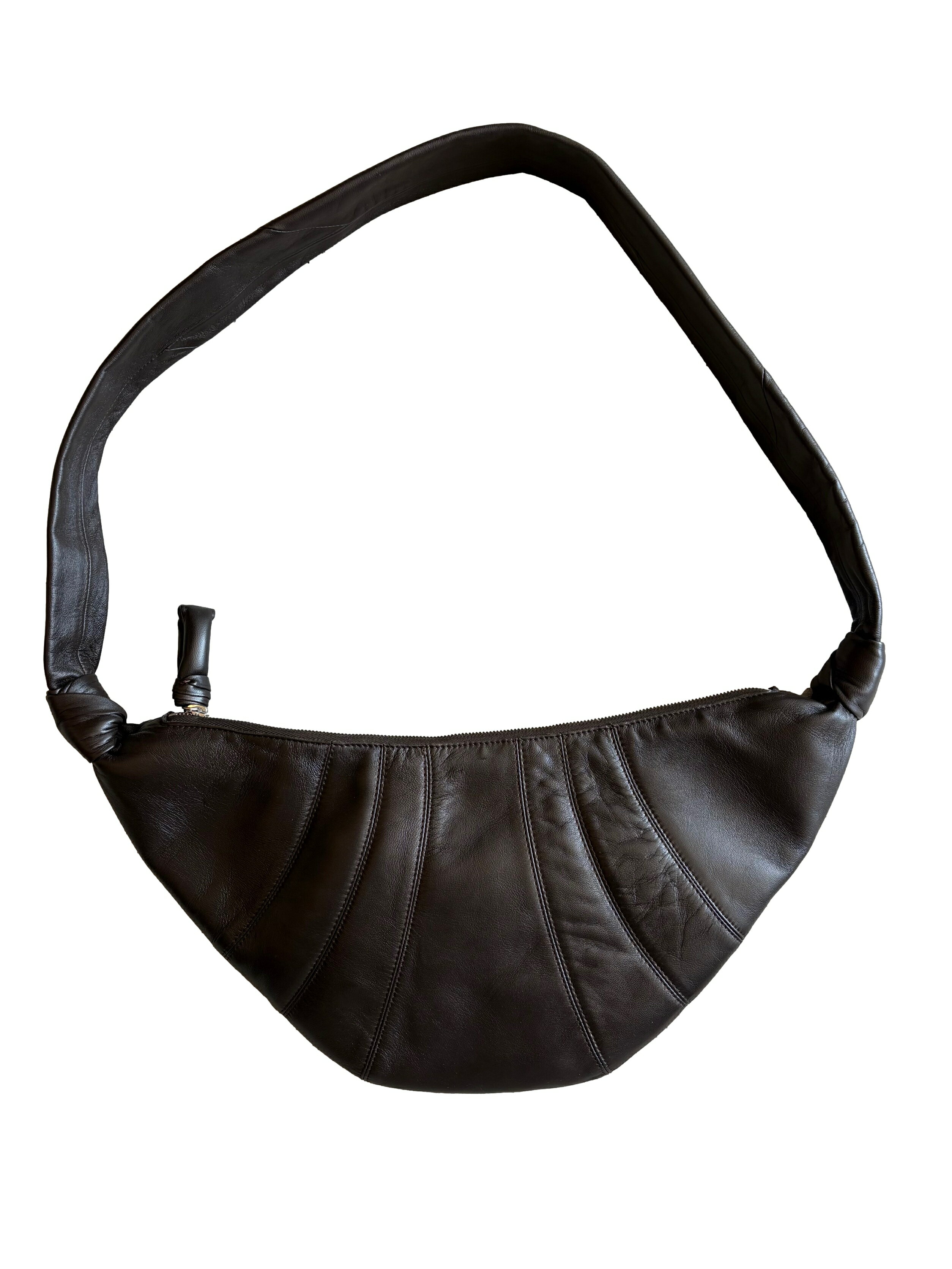 【正規取扱店】LEMAIRE MEDIUM CROISSANT BAG DARK CHOCOLATE (ルメール)