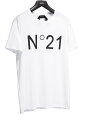 【正規取扱店】N°21 ヌメロ ヴェントゥーノ 定番ロゴカットソー WHITE