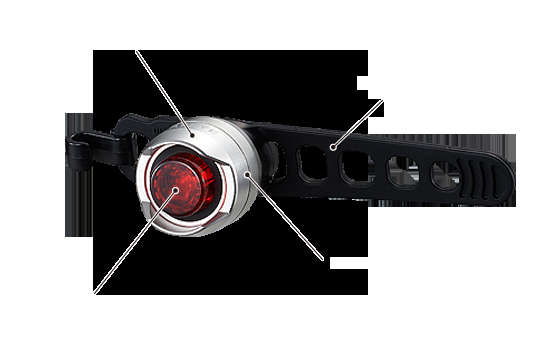 CATEYE/キャットアイ SL-LD160-R ORB ブラック（72057-B499） CATEYE アルミ切削ボディ 簡単取り付けの画像