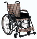 【車椅子】【車いす】【車イス】【送料無料】車椅子（カワムラ製）KL22-40(38)　74%off・送料無料 機能＝アルミ・背折れ・軽量・コンパクト・狭い室内に最適！KLシリーズ