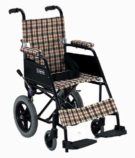 【車椅子】【車いす】【車イス】【送料無料】車椅子（カワムラ製）KL12 70%off 機能＝アルミ・背折れ・NOパンク・軽量・コンパクト 狭い室内に最適 軽くて丈夫KLシリーズ
