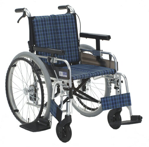 【車椅子】【車いす】【車イス】【送料無料】車椅子（ミキ製）MYU-226JDSW61%off・送料無料 機能＝アルミ・背折れ・ブレーキ・ひじ高さ調節・張り調整・スイングアウト MYUシリーズ脚部スイングアウト機能（高強度・軽量）付き車椅子