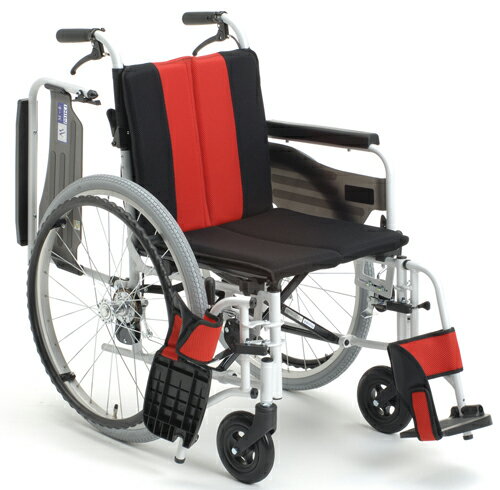 【車椅子】【車いす】【車イス】【送料無料】車椅子（ミキ製）MPWSW-43JDFHG(自走用)56%off・送料無料 機能＝アルミ・背折れ・ブレーキ・ひじ掛け跳上・スイングアウト M1シリーズ人気のミキ製自走用車椅子M-1シリーズ。オシャレで機能充実