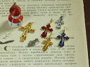 【ロシア★ロシア正教　クロス】【全12種】【メール便】ロシア|民芸品|お土産|ロシア正教|教会|十字架|クロス|CROSS|クリスマス|雑貨|かわいい|ジュエリー|ネックレス|おしゃれ|ペンダントトップ|チャーム|木製|飾り|小物|プレゼント|