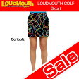 【Sale】【レディス】Loudmouth Skort ”Scribblz Black”(ラウドマウス スコート) スクリブルズ ...