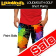 Loudmouth Slim Short Pants ”Paint Balls Black”(ラウドマウス メンズ スリムショートパンツ ”...