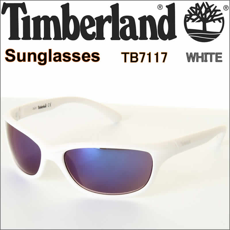 Timberland Sunglasses TB7117 WHITE ティンバーランド サングラス UV CUT UVカット ホワイト USAモデル【Timber Land AMERICA MODEL テインバーランド 米国モデル アウト ドア キャンプ ハイキング トレッキング スポーツ 登山 あらゆる、場面で、活躍してくれます！】