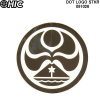 HIC エイチアイシー ステッカーシール DOT LOGO STKR 091026 HICドットマーク ハワイ諸島ステッカーシール hicステッカー【ハワイアン雑貨 サーフブランド ハワイ・カイルア Hawaii HIC hic サーフショップ 小物 かわいい 新品】の画像