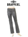 アウトレット品 BRAPPERS ブラッパーズ L104ZR-64D ストレートジーンズ レギュラーストレート ふつうのストレート ウォッシュ加工 ユーズドウォッシュ【通勤 通学 仕事 ワークウェア 薄手 アラサー 柔らかい 作業着 リメイク ジーンズ ノンストレッチ】