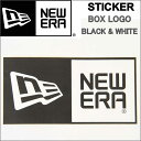 NEW ERA Die-cut Box Logo ニューエラ ダイカット ボックスロゴ ステッカー ブラック ホワイト 黒 白 ニュー エラステッカー【NEWERA STICKER ステッカー シール アクセサリー ブラック ピンク ホワイト ゴールド ニューエラ キャップ 帽子 new era 貼 ミラー】