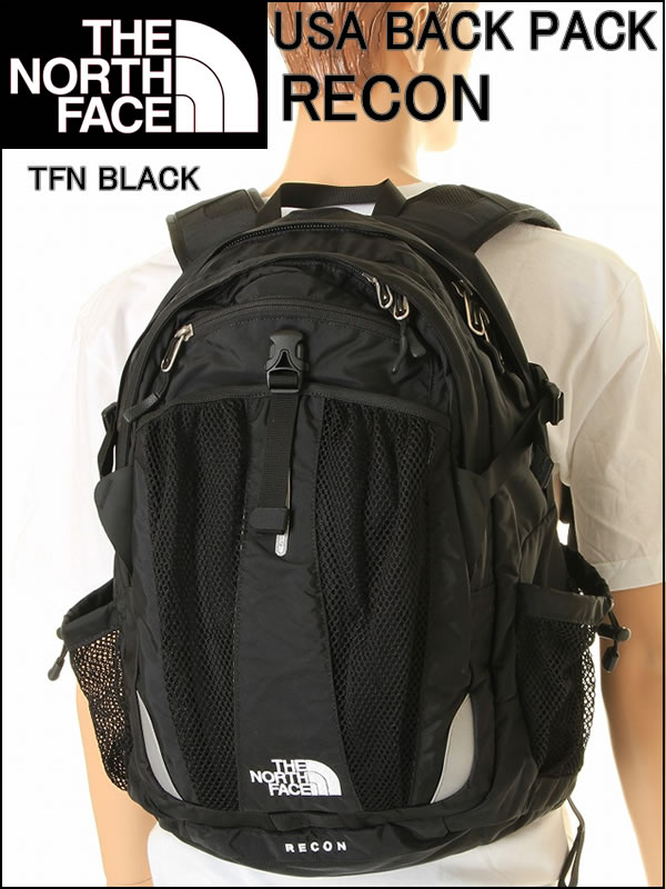 USA商品30L【送料無料】【ザ・ノースフェイス USA限定モデル】【THE NORTH FACE リュック RECON BACK PACK】【ザ・ノース・フェイス リュック サック リーコン バックパック】LOT AJVE(TNF BLACK ブラック)【ザ・ノースフェイス リュック 30L以上】スリーラブ