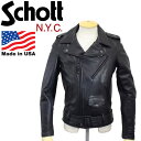 正規取扱店 Schott (ショット) 513UST ONESTAR RIDERS OTC TALL (ワンスター ライダースジャケット ワントーンカラー トール) 009-BLACK