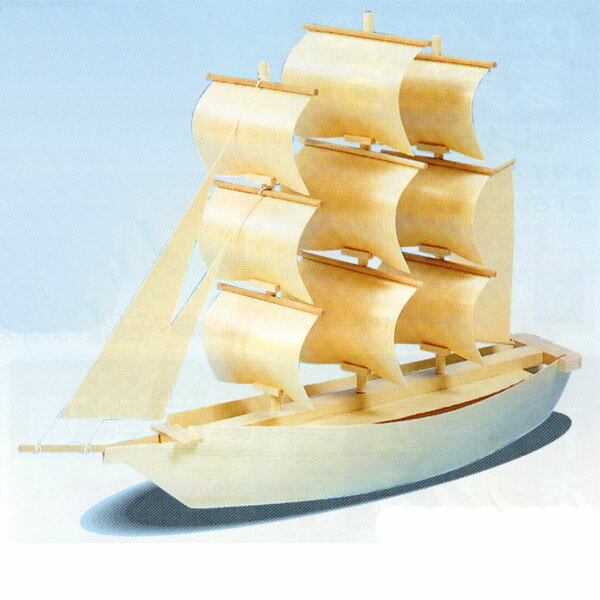経木アート帆船