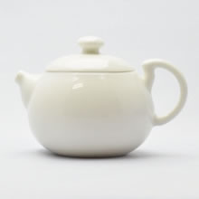 白磁の中国茶器・西施壺140ml （茶壺・急須・ティーポット）...:tian-xiang:10000136