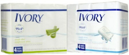 【IVORY】アイボリー石鹸4個入(シンプリーアロエ・シンプリーアイボリー)お肌に優しい石鹸です！