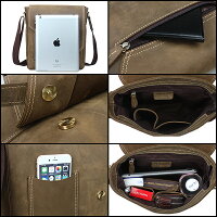 ipadデジカメなど収納可通勤通学自転車日常愛用鞄