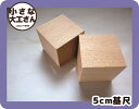 【積み木単品】 50ミリ基尺ブロック50ミリ基尺の立方体積木 白木の積み木
