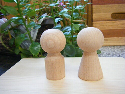 小さな大工さん　積み木遊びと一緒に遊ぶ木製手作りお人形（大）...:tiisanadaikusan:10000072