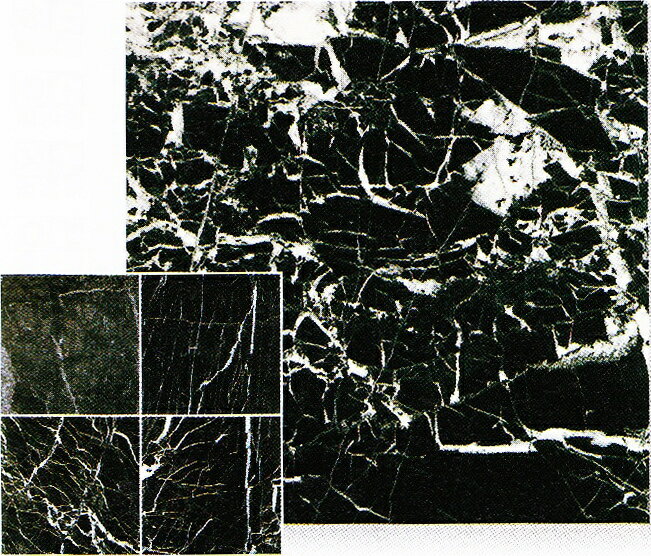 大理石 ネロクラシコ 黒 磨き 300角（30センチ） 規格サイズ 300x300x10 …...:tileonline:10001357