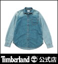 【アウトレット】ティンバーランド timberland メンズ 長袖 マムフォードリバー コントラスト デニム シャツ スリム