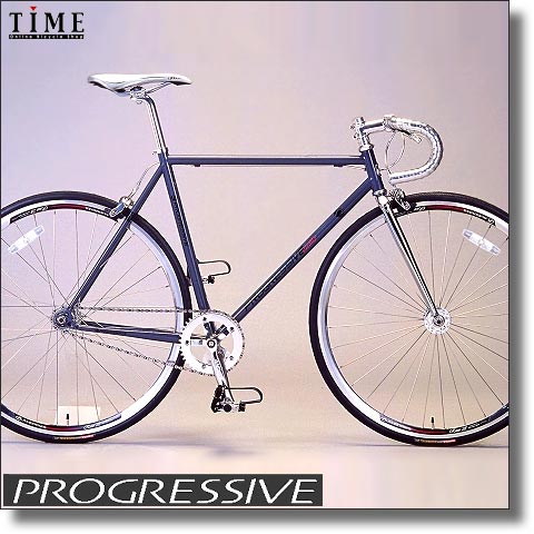 【送料無料】【2010年モデル】PROGRESSIVE Racing(プログレッシブレーシング)　ピストバイク　SS120(700C/シングルスピード)【2010年大流行のピストバイクのクロモリ製定番モデル】【完全組立済】