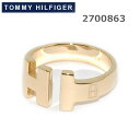 トミーヒルフィガー 指輪 2700863 イエローゴールド リング TOMMY HILFIGER アクセサリー メンズ レディース 【送料無料(※北海道・沖縄は1,000円)】