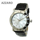 AZARRO (アザロ) 腕時計 AZ3460.12SB.000 Heritage Silver / Black シルバー ブラック 時計 メンズ レザー 【送料無料(※北海道・沖縄は1,000円)】