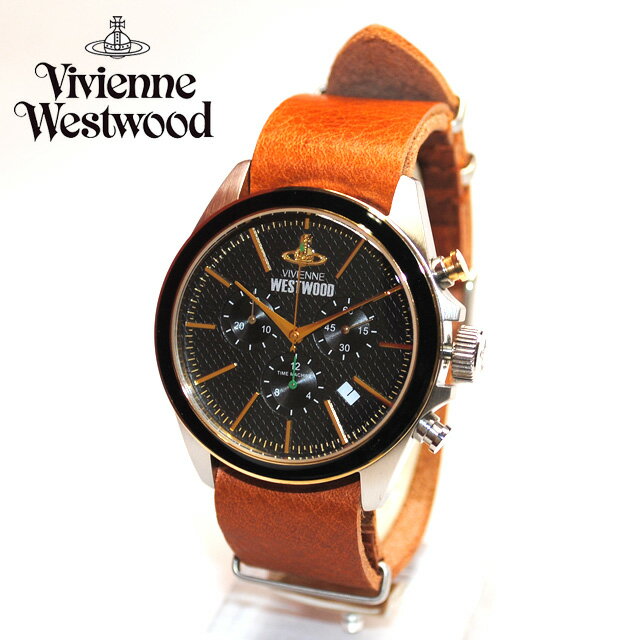 Vivienne Westwood （ヴィヴィアンウエストウッド） 腕時計 VV069BKBR CAMDEN LOCK 2 クロノグラフ ブラウン/シルバー/ゴールド 時計 メンズ レディース ヴィヴィアン タイムマシン [Vivienne Westwood][ヴィヴィアン][ビビアン][腕時計][時計][ウォッチ]