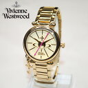 Vivienne Westwood （ヴィヴィアンウエストウッド） 腕時計 VV006KGD 時計 レディース ヴィヴィアン タイムマシン ブレス [Vivienne Westwood][ヴィヴィアン][ビビアン][腕時計][時計][ウォッチ]