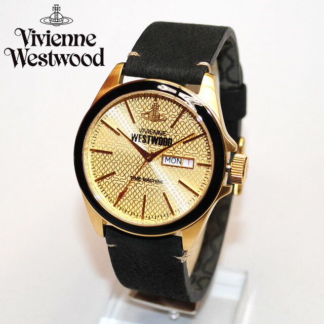 Vivienne Westwood （ヴィヴィアンウエストウッド） 腕時計 VV063GDBK ゴールド/ブラック 時計 メンズ ヴィヴィアン タイムマシン [Vivienne Westwood][ヴィヴィアン][ビビアン][腕時計][時計][ウォッチ]