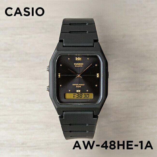  10Nۏ   CASIO JVI X^_[h AW-48HE-1A rv Y fB[X LbY q j̎q ̎q `[vJVI `vJV AifW t ubN  COf