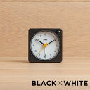 【並行輸入品】【訳あり】【小キズあり】BRAUN ブラウン アラーム クロック BC02XBW 時計 置き時計 目覚まし時計 トラベル 旅行 携帯 小型 アナログ ホワイト 白 ブラック 黒 送料無料