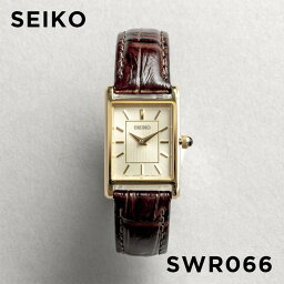 【並行輸入品】【10年保証】【日本未発売】SEIKO ESSENTAILS セイコー <strong>エッセンシャルズ</strong> SWR066 腕時計 時計 ブランド レディース 逆輸入 アナログ ゴールド 金 ブラウン 茶 レザー 革ベルト 角型 海外モデル 送料無料