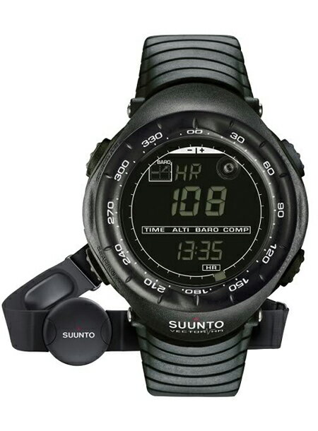 SUUNTO Vector HR - BLACK／スント ベクター HR-ブラック