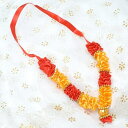 インドの花飾り / 春 夏 秋 冬 マーラー 造花 神様 プージャー 礼拝 バラタナティヤム アクセサリ サリー エスニック衣料 アジアンファッション エスニックファッション
