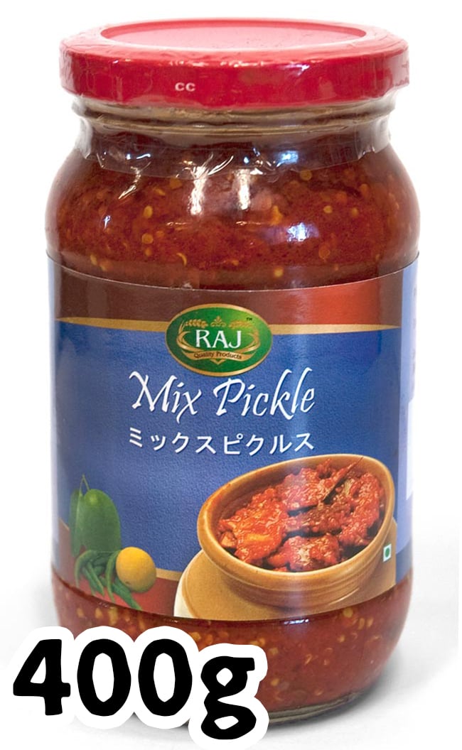 【RAJ】ミックスピクルス （アチャール）-食器・食材【インドとアジアの食品・食材】