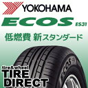 新品 ヨコハマ ECOS ES31 205/60R15 91H YOKOHAMA エコス ES31 205/60-15 夏タイヤ※ホイールは付属いたしません。