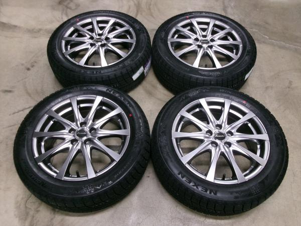 ◆2024年製新品スタッドレス付◆エクシーダー + ネクセンウィンガードアイス2 205/55R16インチ◆レクサスCTプリウスカローラ86など 江田