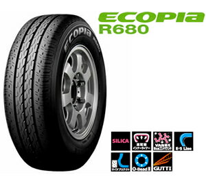 【1本からでも送料無料】【新品】【小・中型トラック用タイヤ】195/80R15 ブリヂストン ECOPIA R680