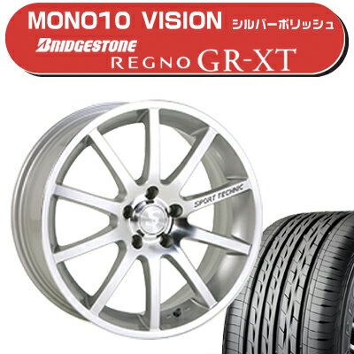 ≪送料無料≫サマータイヤ＆ホイール 4本セット レグノ GR-XT 225/45R17+MONO10ヴィジョン