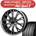 ≪送料無料≫ミシュラン 夏タイヤ パイロットスポーツ3 245/40R19+ロクサーニ ベルテックス サマータイヤ＆ホイール 4本セット