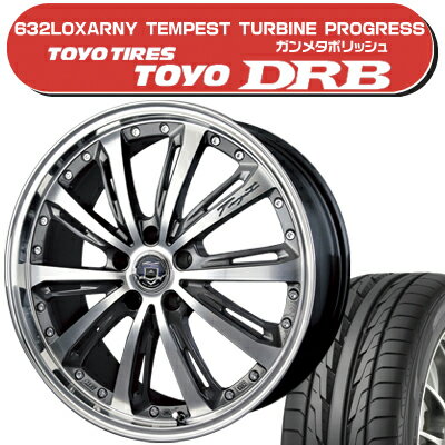 ≪送料無料≫トーヨータイヤ 夏タイヤ トーヨーDRB 235/35R19+ロクサーニ テンペストタービン プログレス サマータイヤ＆ホイール 4本セット