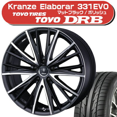 ≪送料無料≫トーヨータイヤ 夏タイヤ トーヨーDRB 215/35R19+クレンツェ エルアボラ331EVO サマータイヤ＆ホイール 4本セット