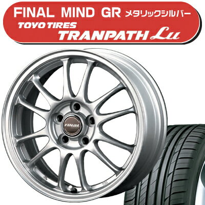 ≪送料無料≫トーヨータイヤ 夏タイヤ トランパスLu 205/65R16+ファイナルマインドGR サマータイヤ＆ホイール 4本セット