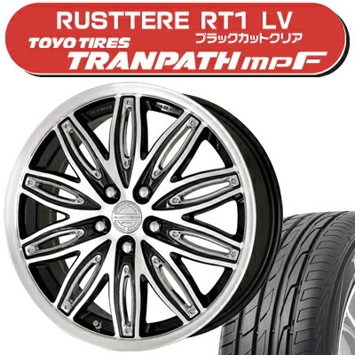 ≪送料無料≫トーヨータイヤ 夏タイヤ トランパスmpF 225/40R18+ラスターレRT1-LV サマータイヤ＆ホイール 4本セット